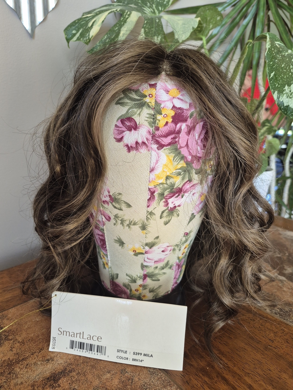 Jon Renau Mila In 8RH14. Women's Synthetic Wig in Brown with Blonde Highlights